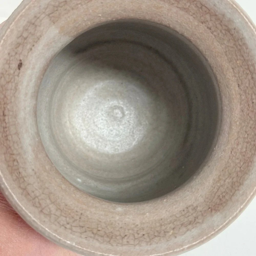 Vintage‎ 1963 Tonia Studio Pottery Vase Hand Thrown Signed Mid Century Modern 5